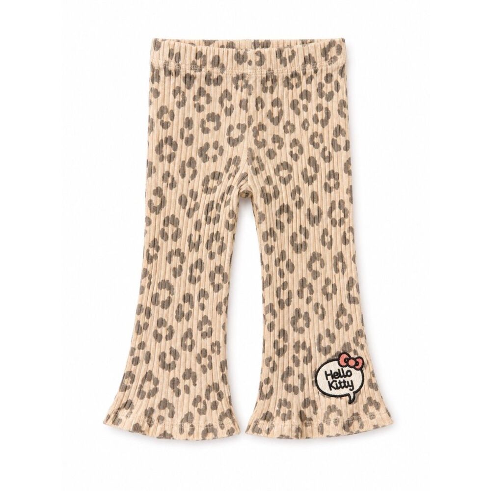 Girl's Hello Kitty Cheetah Bell Bottoms